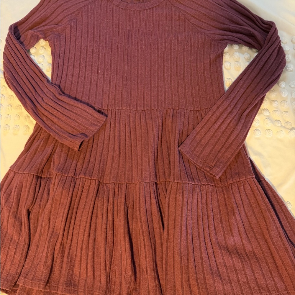 Ribbed Long Sleeve Dress- Forever21